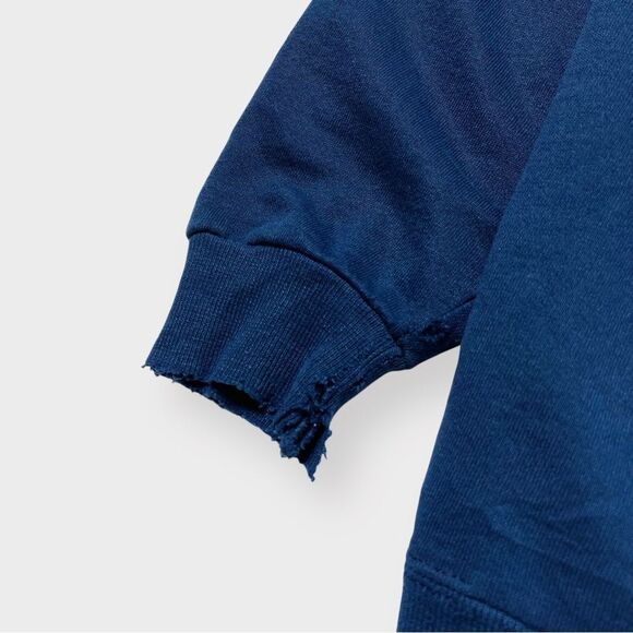 Vtg 90s Russell Athletic Crewneck Sweatshirt 50/50 USA XL Thrashed V Stitch Worn - Picture 8 of 8